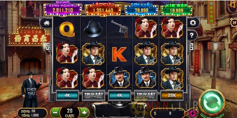 Chơi slots game Bến Thượng Hải tại ManClub với rất nhiều điều thú vị nhất