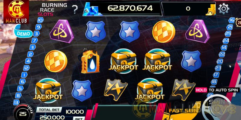 Game Burning race Slots là một game thu hút nhiều người tham gia chơi